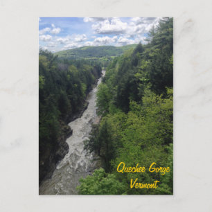 Quechee Gorge, Vermont Postkarte