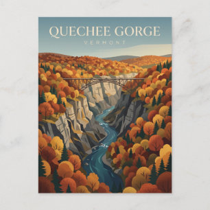 Quechee Gorge Vermont Postkarte