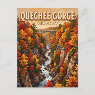 Quechee Gorge Vermont Postkarte