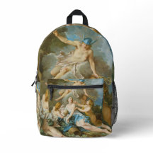 Quecksilber, der den Säugling Baccus an die Nymphe