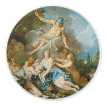 Quecksilber, der den Säugling Baccus an die Nymphe