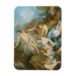 Quecksilber, der den Säugling Baccus an die Nymphe Magnet