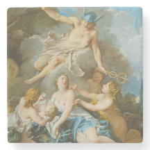 Quecksilber, der den Säugling Baccus an die Nymphe