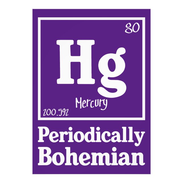 Quecksilber Fotodruck (Vorne)