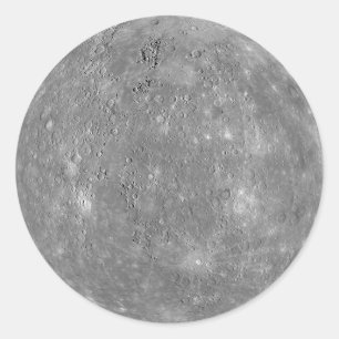 Quecksilber Runder Aufkleber