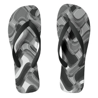 Quecksilber & Sable Flip Flops von Artist C.L. Br