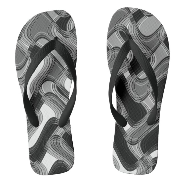 Quecksilber & Sable Flip Flops von Artist C.L.  Br (Fußbett)
