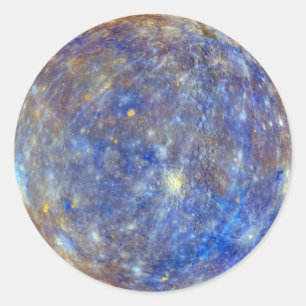 Quecksilberkleber Runder Aufkleber