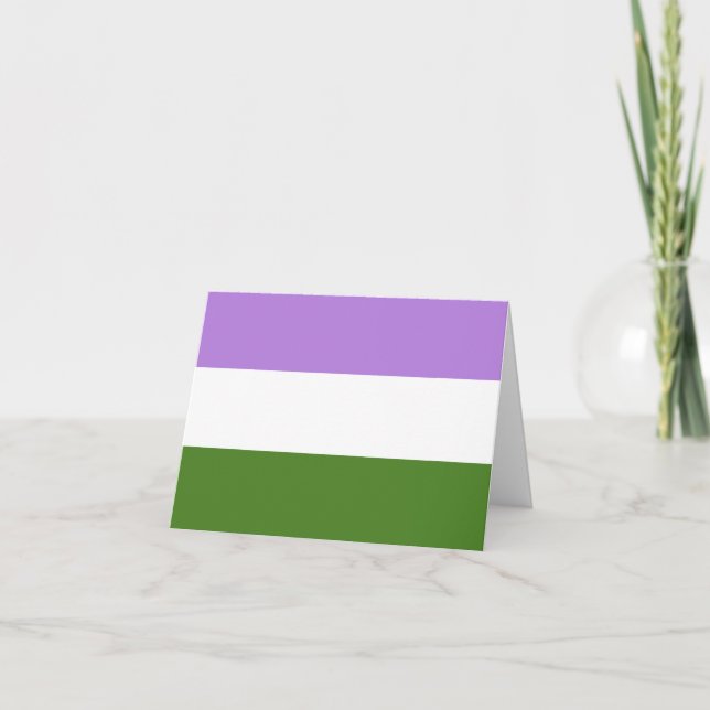 Quee Flagge Ankündigung (Vorderseite)