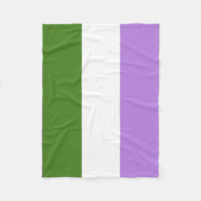 Quee Flagge Fleecedecke (Vorderseite)