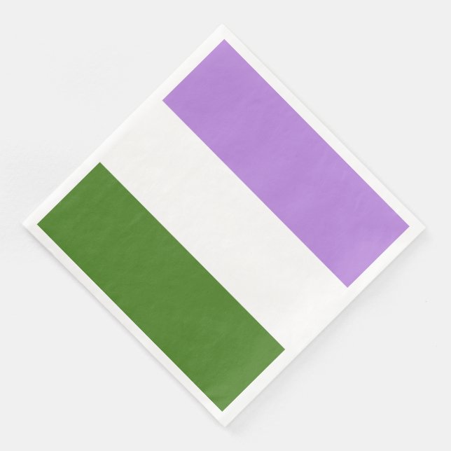 Quee Flagge Serviette (Ecke)