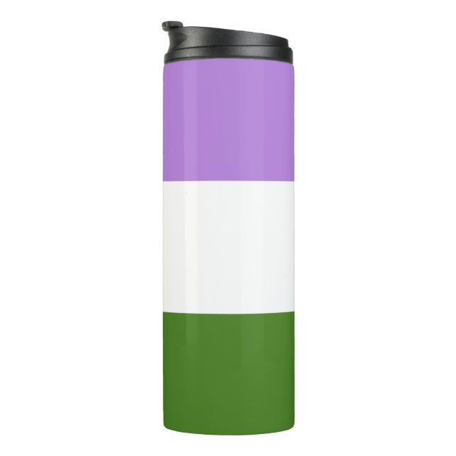 Quee Flagge Thermosbecher (Nach rechts gedreht)