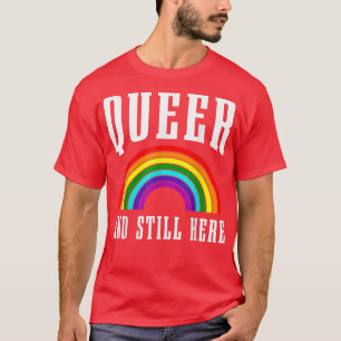 Quee LGBTQ Funny Gay Pride Monat Regenbogenflagge T-Shirt