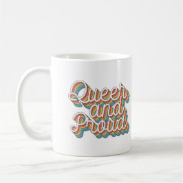 QUEE UND STOLZE RETRO-ÄSTHETIK '70 KAFFEETASSE