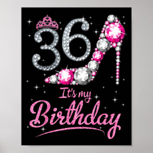 Queen 36 Jahre alt Geburtstag froh auf Mami Poster