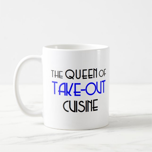 Queen à la carte kaffeetasse (Links)