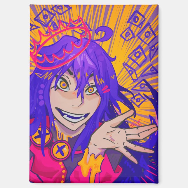 Queen anime  magnet (Vorderseite)
