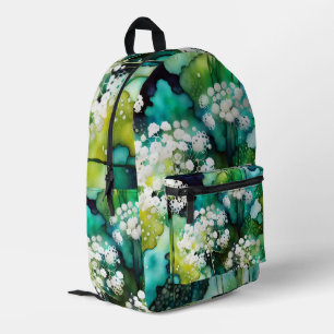 Queen Anne's Lace Abstrakt Bedruckter Rucksack