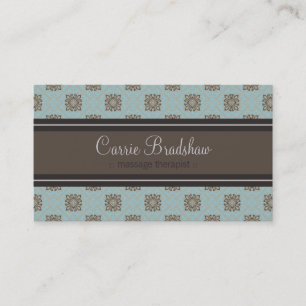 Queen Annes Lace Baby Blue Visitenkarte