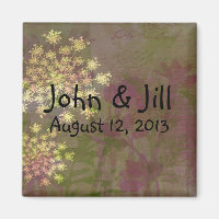 Queen Anne's Lace Gastgeschenk Hochzeit Magnet