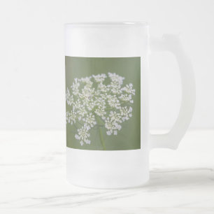 Queen Anne's Lace Mattiert Glass Beer Tasse