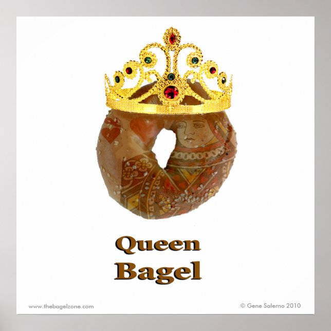 Queen Bagel Poster (Vorne)