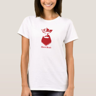Queen Beard starker Schriftart T-Shirt