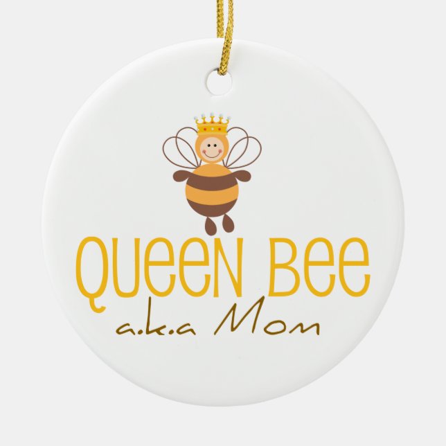Queen Bee AKA Mama Keramikornament (Vorne)