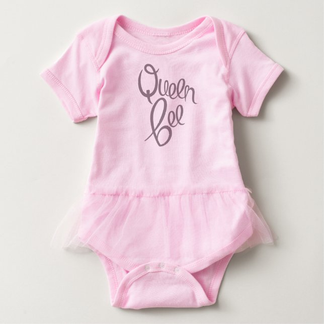 Queen Bee - Baby Tutu T-shirt (Vorderseite)