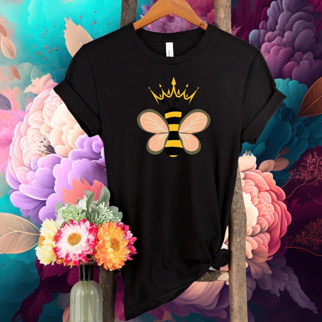 Queen Bee-Bride-Brautparty-Junggeselinnen-Abschied T-Shirt (Von Creator hochgeladen)