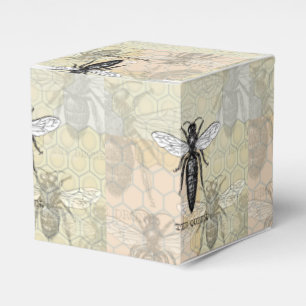 Queen Bee Bug Insect Antike Illustration Geschenkschachtel