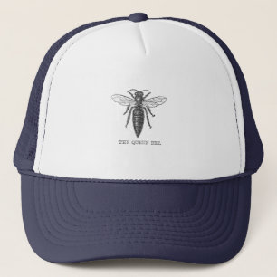 Queen Bee Bug Insect Antike Illustration Truckerkappe