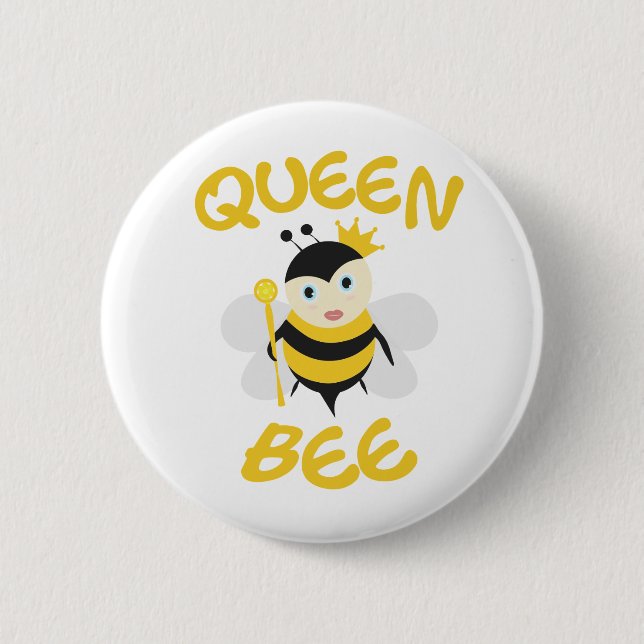 Queen Bee Button (Vorderseite)