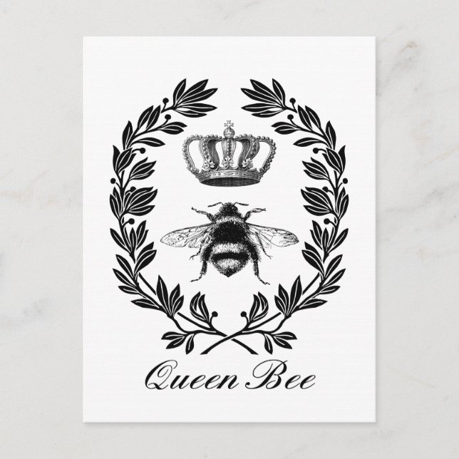 Queen Bee Collection von ThePreciousPast Postkarte (Vorderseite)