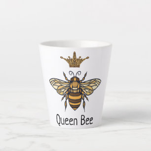 Queen Bee Extravagant Crown Latte Tasse