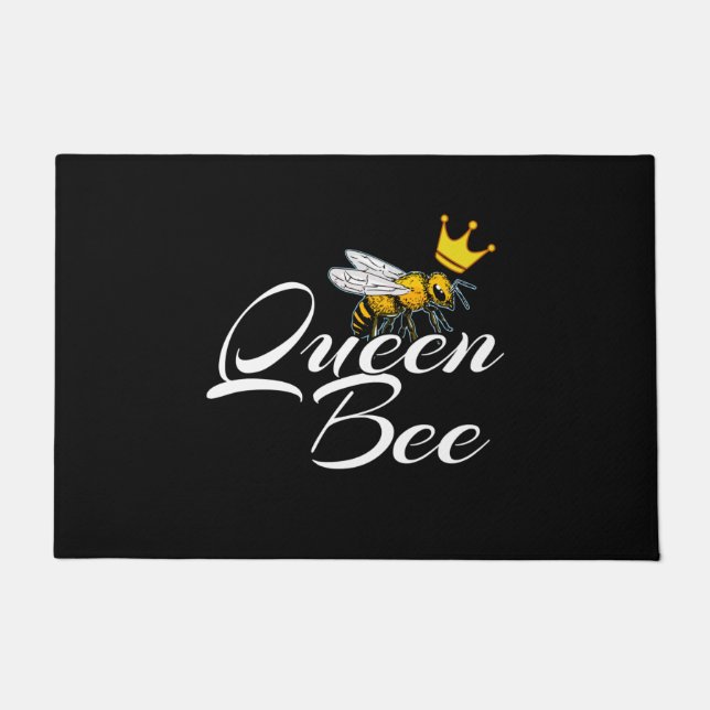 Queen Bee | Geschenk für Frauen | Geschenke für Bi Fußmatte (Vorderseite)