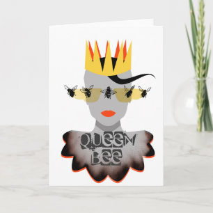 Queen Bee Greeting Card Karte