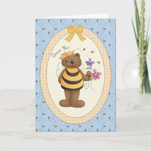 Queen Bee - Grußkarte Karte