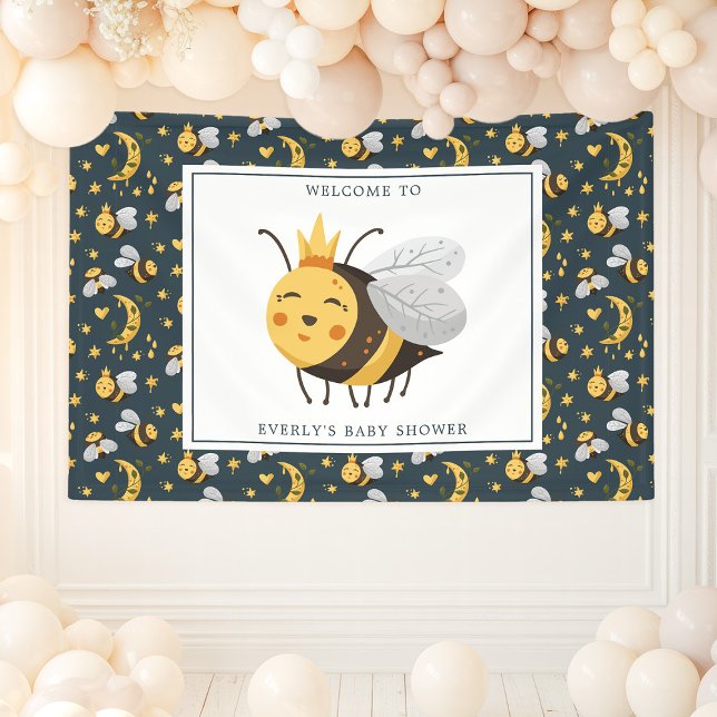 Queen Bee Honey Bee Niedlich Baby Dusche Banner (Von Creator hochgeladen)
