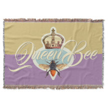 Queen Bee Honey Gold Wurfdecke