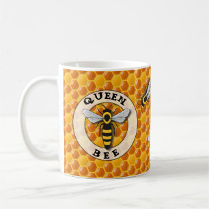 Queen Bee Honeycomb Kaffeetasse