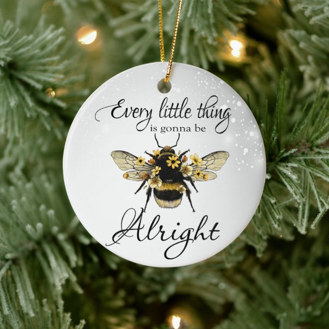 Queen Bee Hummel Positive Alles Gonna Recht Keramik Ornament (Baum)