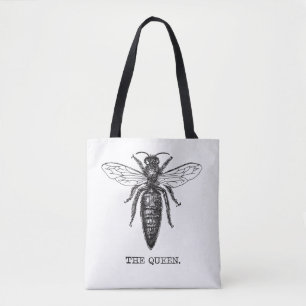 Queen Bee Illustration Classic Zeichnend