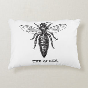 Queen Bee Illustration Classic Zeichnend Dekokissen