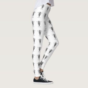 Queen Bee Illustration Classic Zeichnend Leggings