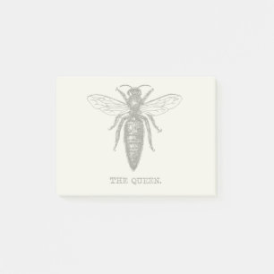 Queen Bee Illustration Classic Zeichnend Post-it Klebezettel