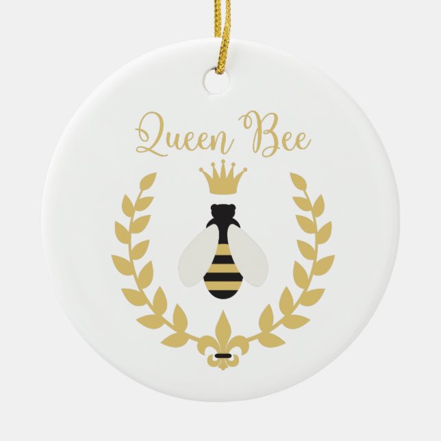 Queen Bee Keramik Ornament (Vorne)
