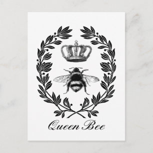 Queen Bee Kollektion von ThePreciousPast Postkarte