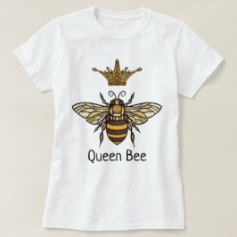 Queen Bee mit Extravagantem Crown T - Shirt