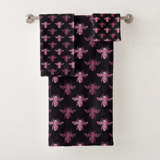 Queen Bee Muster  Badhandtuch Set (Insitu)